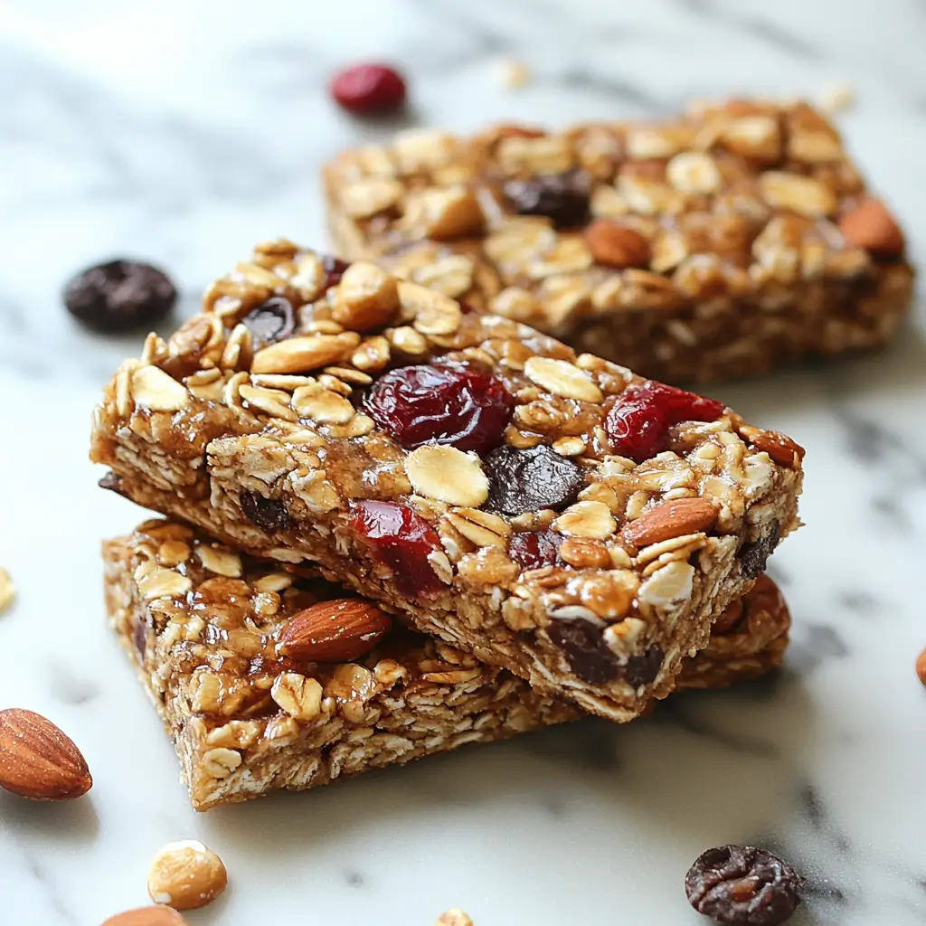 5-Ingredient Granola Bars No-Bake – 1 Easy Recipe You’ll Love 5 5-Ingredient Granola Bars No-Bake with oats, cranberries, and almonds