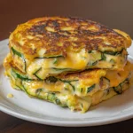 ucchini Grilled Cheese Recipe Card Display