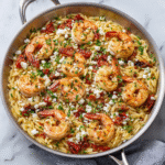 Marry Me Shrimp Orzo Recipe: Quick, Creamy, and Unbelievably Good 6 Homemade Marry Me Shrimp Orzo with creamy orzo, seared shrimp, sun-dried tomatoes, and wilted spinach in a rustic bowl