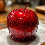 halloween candy apples card