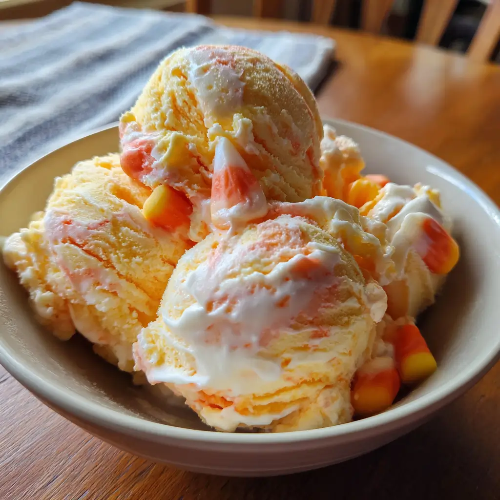 Halloween Candy Corn Ice Cream – A Spooky Sweet Frozen Treat 6 halloween candy corn ice cream