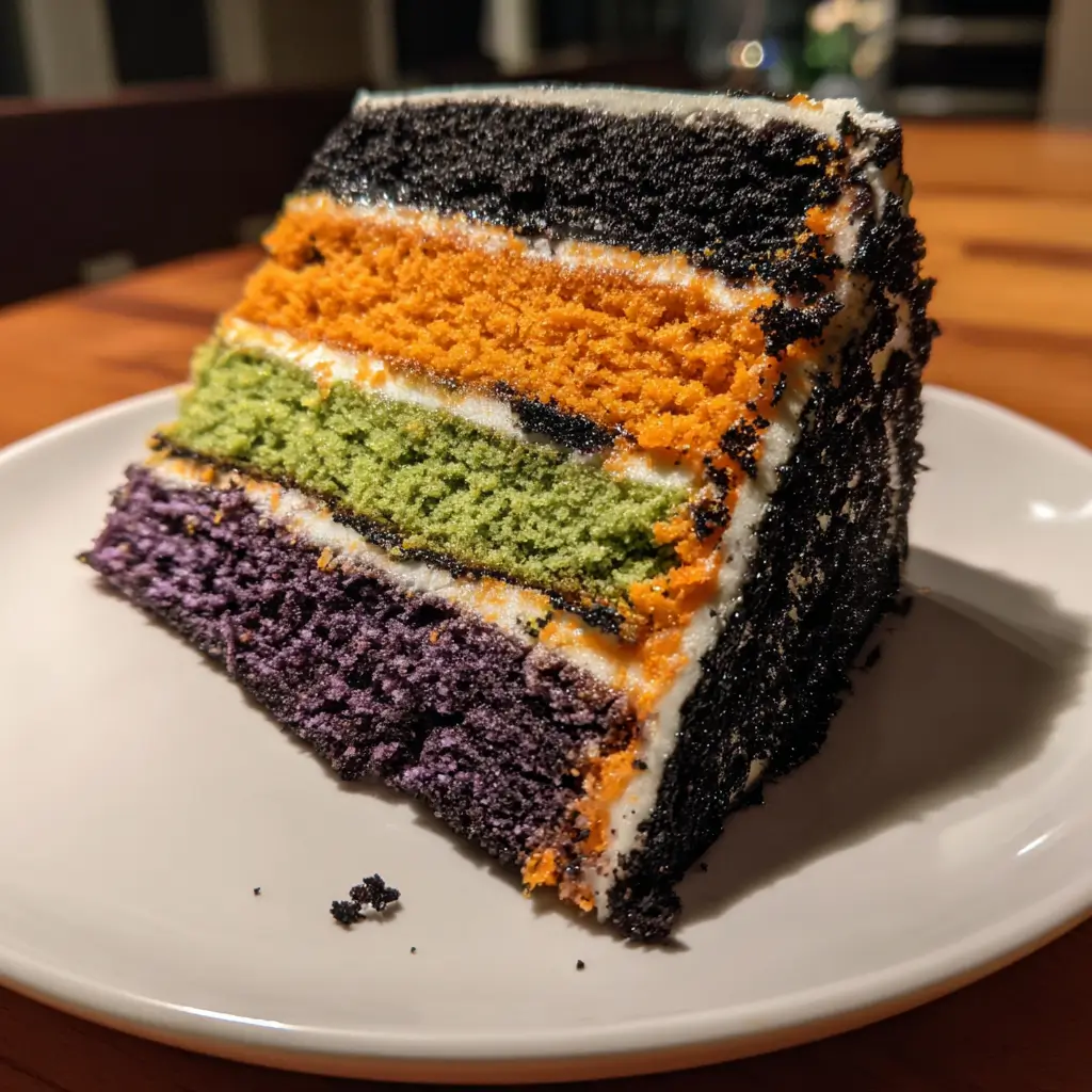 halloween layer cake