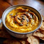 pumpkin hummus dip card