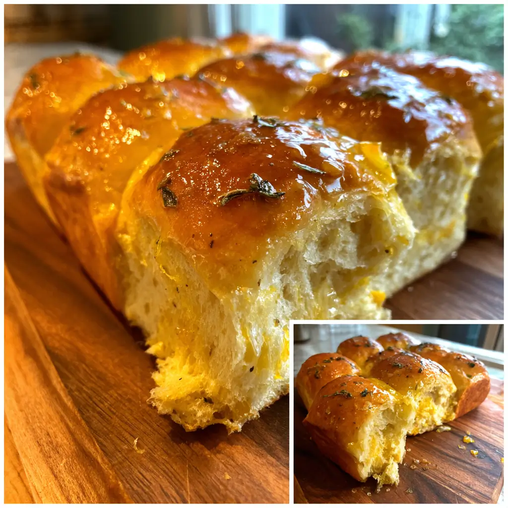 pumpkin pull apart rolls