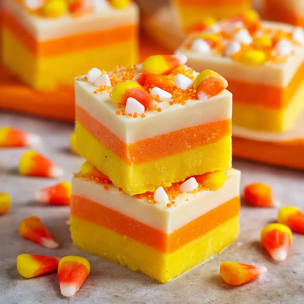 candy corn fudge