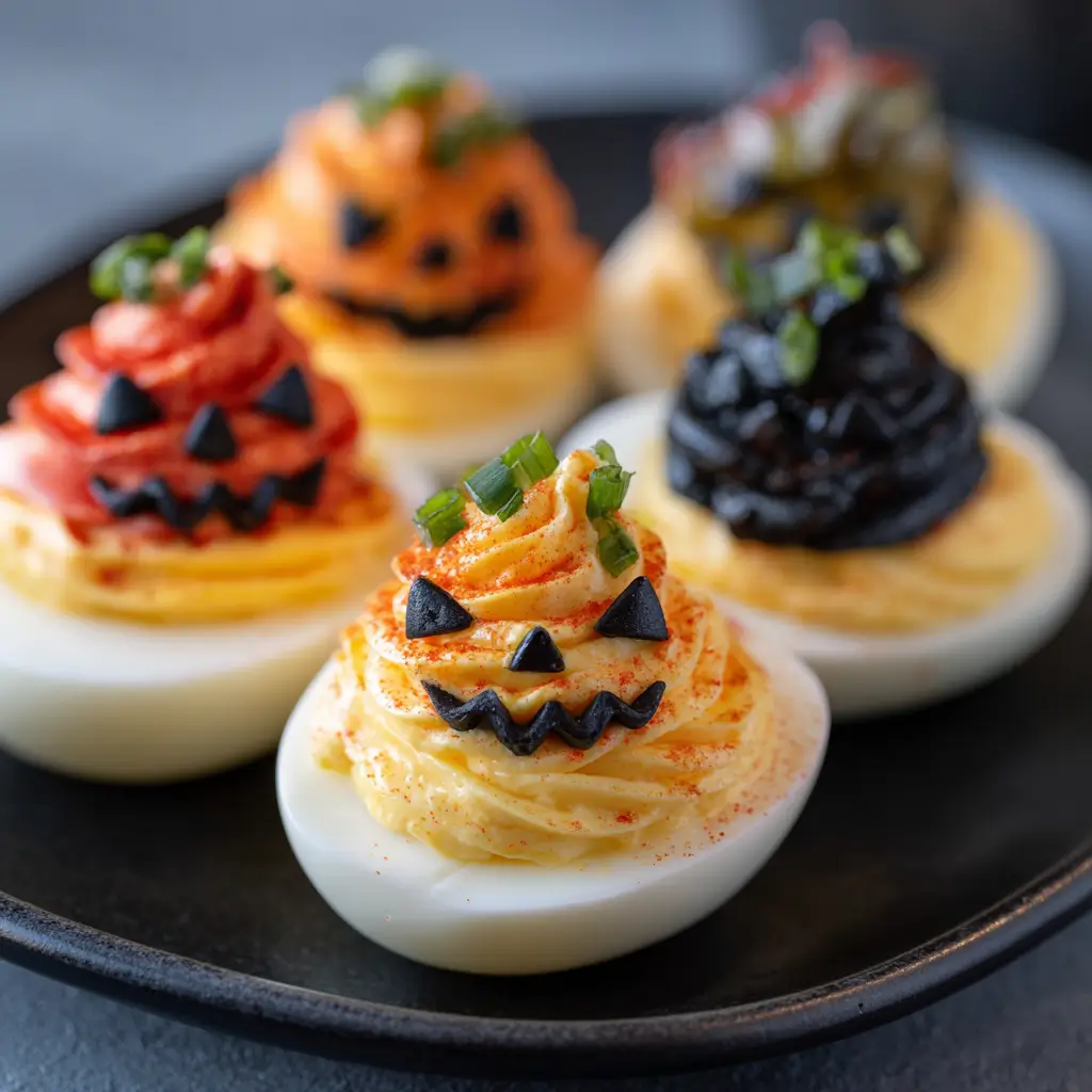 halloween deviled eggs