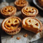 jack o lantern pumpkin pie card