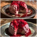 no bake strawberry cheesecake brain card