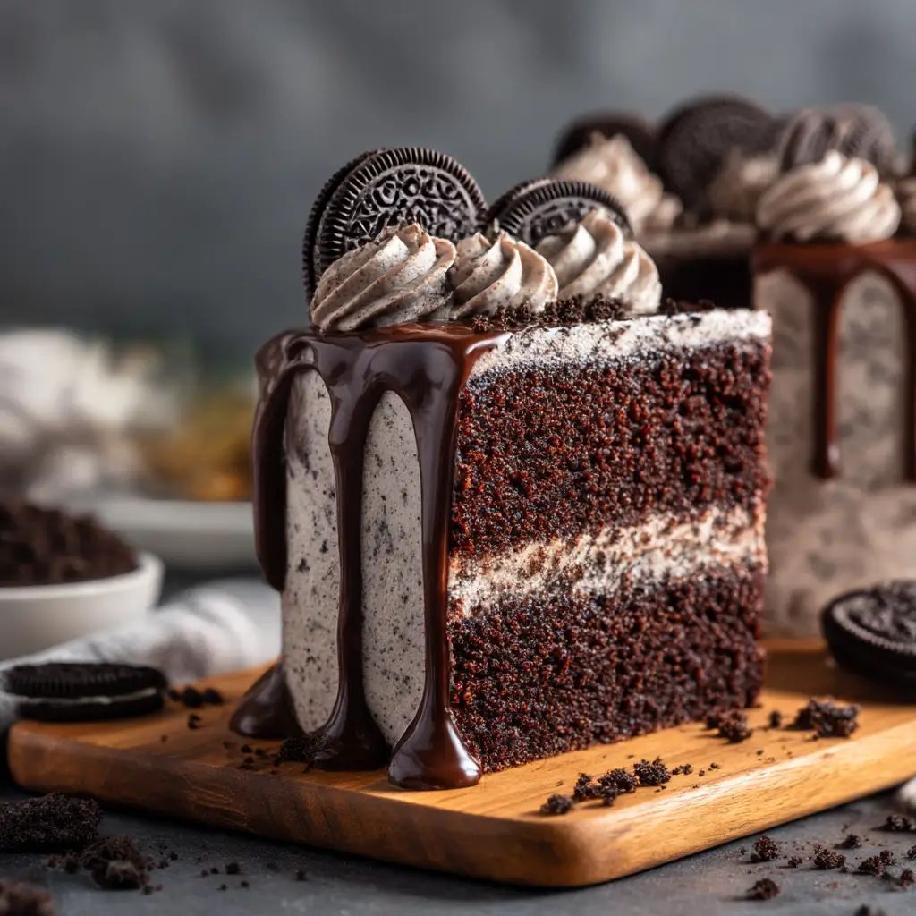 Oreo Chocolate Cake: Irresistible Cookies-and-Cream Drip Perfection 8 oreo chocolate cake