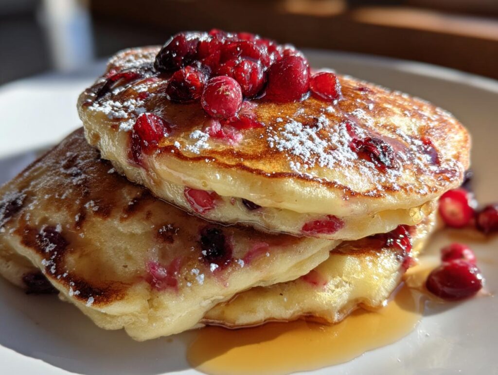 Cranberry-Orange Pancakes​