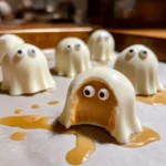 Ghostly Peanut Butter Balls – Stunning 3-Step Treat, Easy Halloween 9 Ghostly Peanut Butter Balls Card