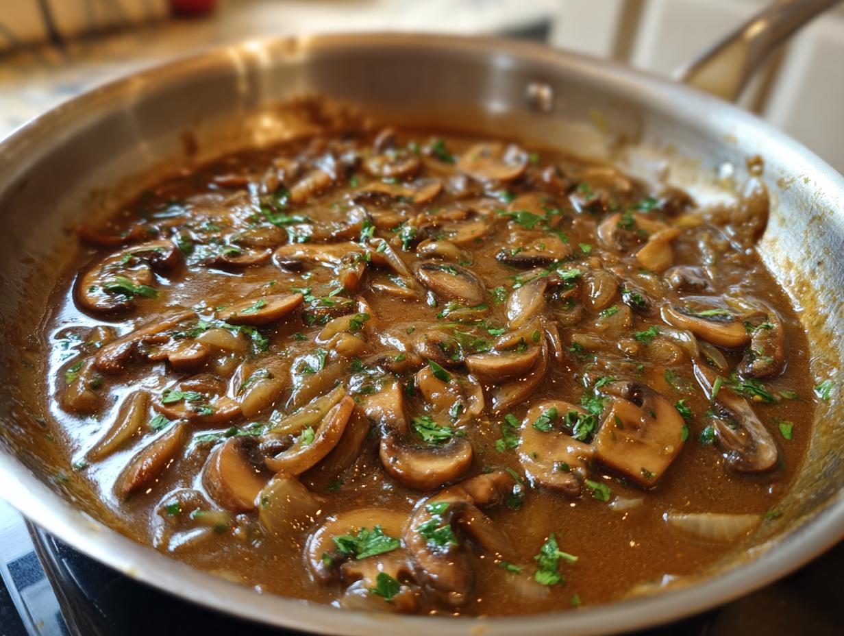 Savory Mushroom Gravy Recipe That Steals Thanksgiving Hearts 5 Mushroom Gravy