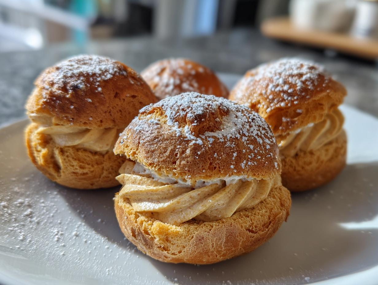 Magical 4-Ingredient Pumpkin Cream Puffs You'll Obsess Over 5 Pumpkin Cream Puffs