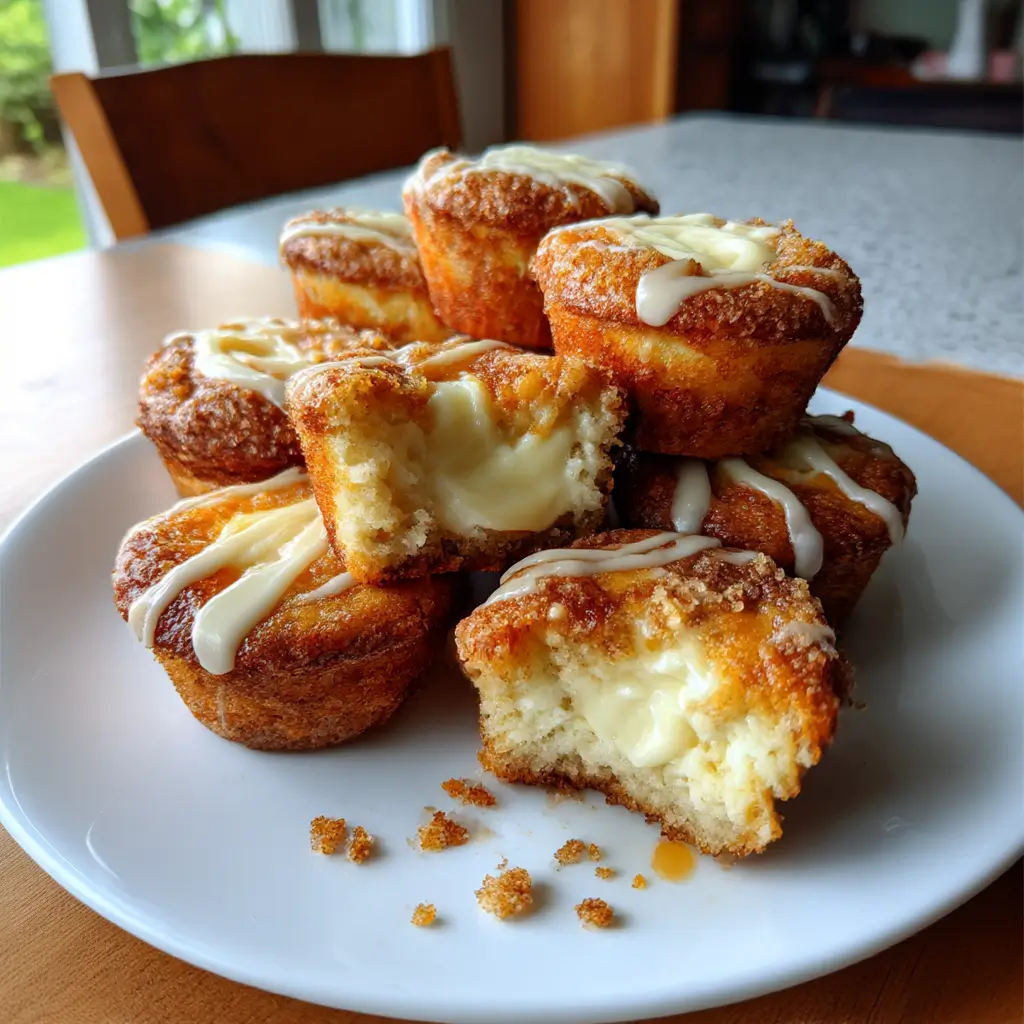 Gooey Cinnamon Cream Cheese Muffins – irresistibly soft, Amazing 6 gooey cinnamon cream cheese muffins