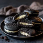 Halloween Black Velvet Cheesecake Cookies – Dark, Decadent, Cheesecake-Stuffed. 9 halloween black velvet cheesecake cookies Card