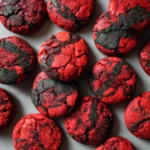 halloween red velvet brimstone cookies Card