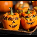 halloween stuffed peppers Card