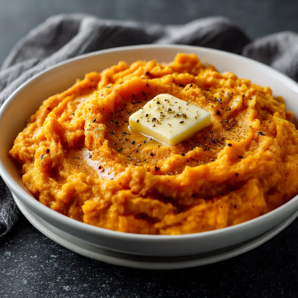 mashed sweet potatoes