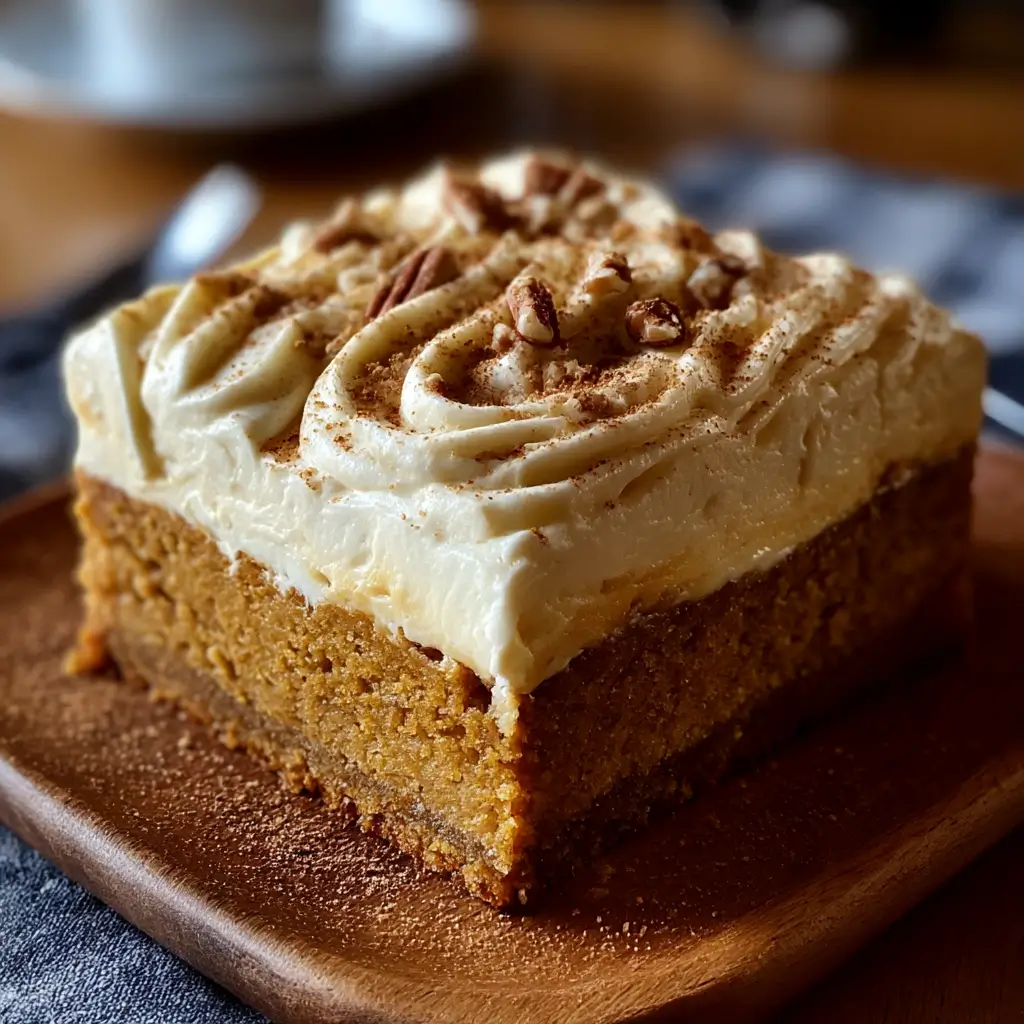 Pumpkin Spice Gooey Cake: Extra-Moist, Tangy Frosting Bliss 6 pumpkin spice gooey cake