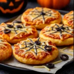 spiderweb pizza bites Card