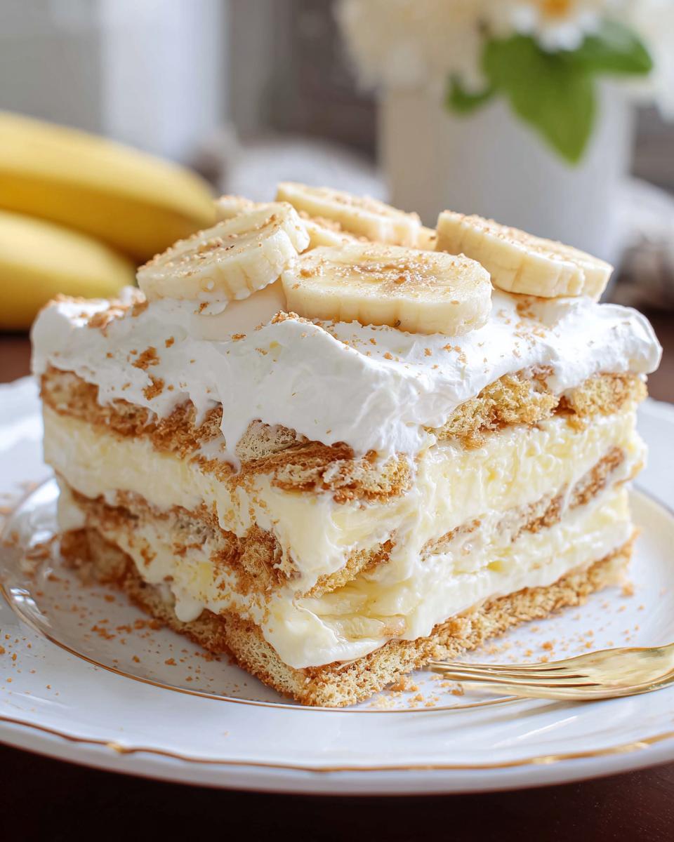5-Ingredient Banana Pudding Icebox Cake - Divine & Effortless 6 5-Ingredient Banana Pudding Icebox Cake