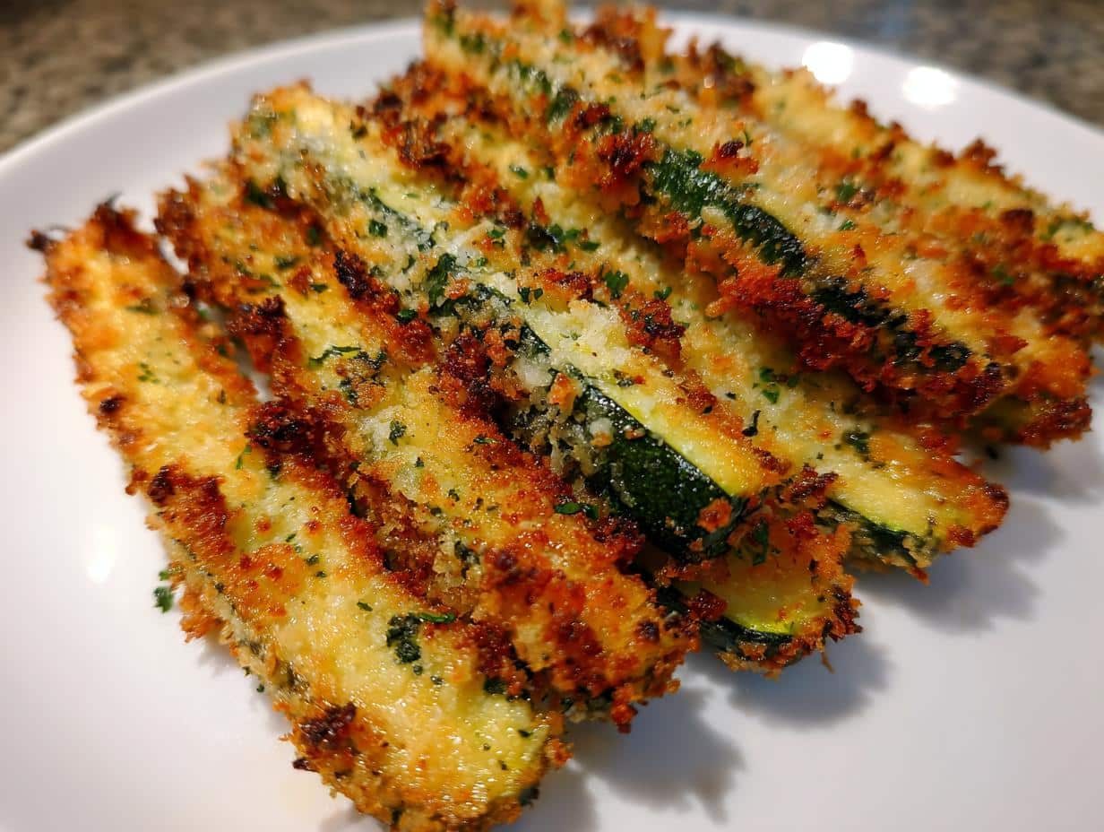 Air Fryer Parmesan Zucchini Fries