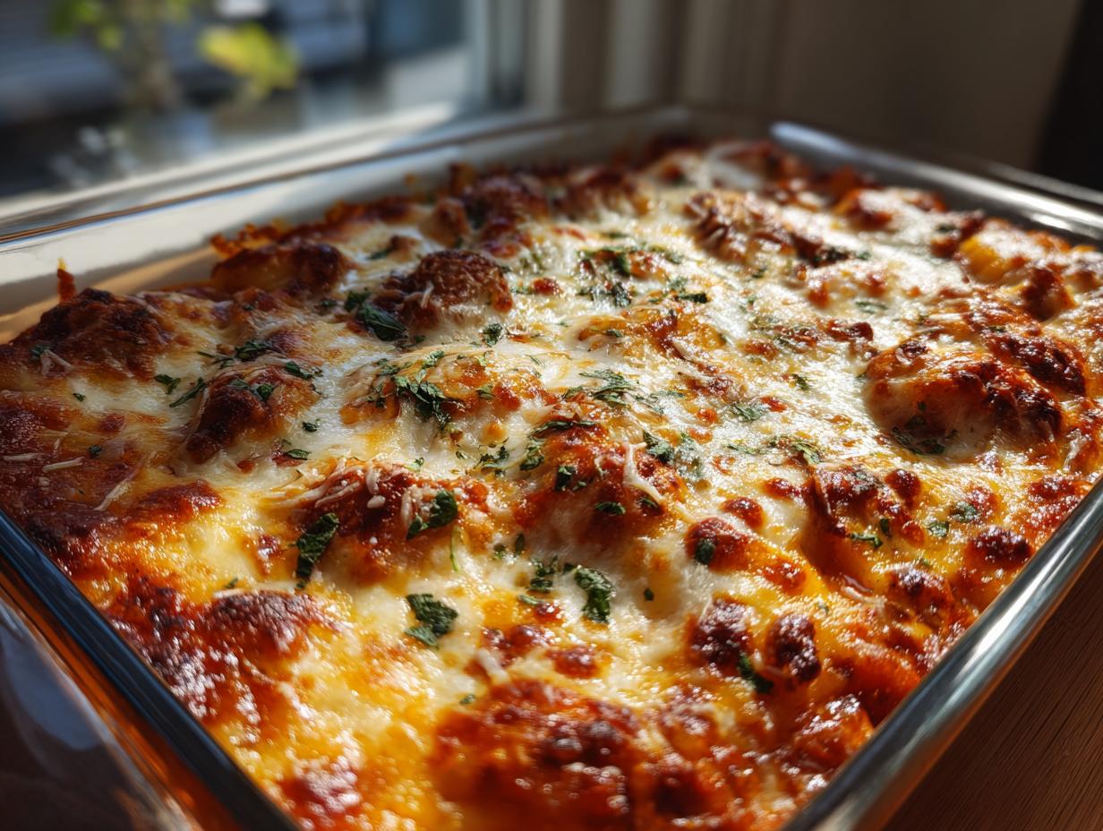 Irresistible Cheesy Baked Gnocchi with Meat Sauce in 40 Minutes 6 Cheesy Baked Gnocchi with Meat Sauce