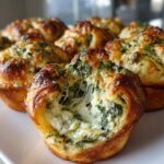 Cheesy Spinach Artichoke Dip Bites