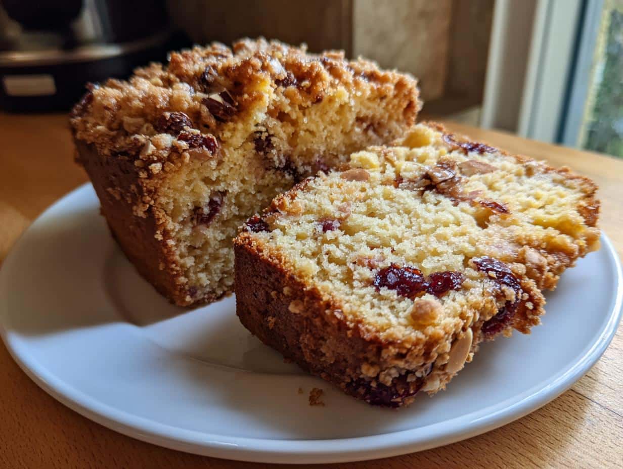 Cherry Almond Coffee Cake