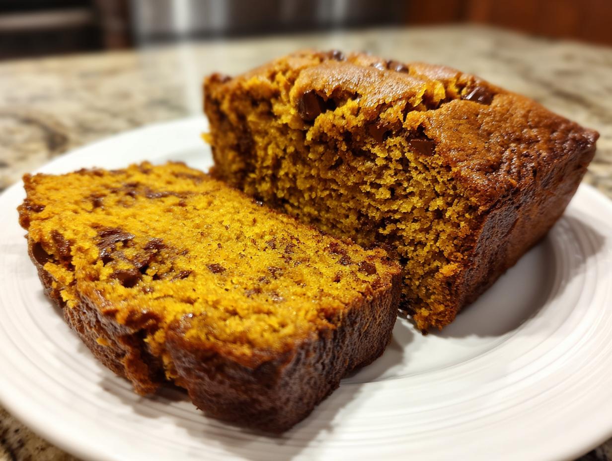 Moist Chocolate Chip Pumpkin Bread Recipe in 8 Simple Steps 6 Chocolate Chip Pumpkin Bread