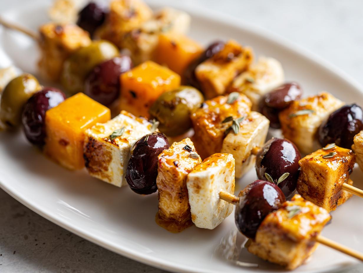 30-Minute Christmas Festive Charcuterie Skewers Turkey: Irresistible Holiday Bites 5 Christmas Festive Charcuterie Skewers (Turkey, Cheese, Olives)