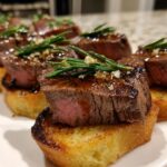 35-Minute Christmas Maple-Glazed Beef Tenderloin Crostini Magic 7 Christmas Maple-Glazed Beef Tenderloin Crostini