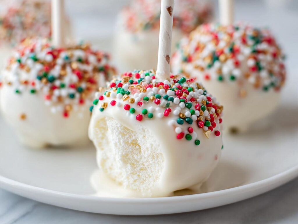 Christmas Winter Wonderland Marshmallow Pops