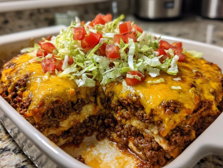 Crunchwrap Supreme Casserole