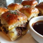 25-Minute French Dip Sliders with Au Jus - Irresistible Flavor Bomb 9 French Dip Sliders with Au Jus