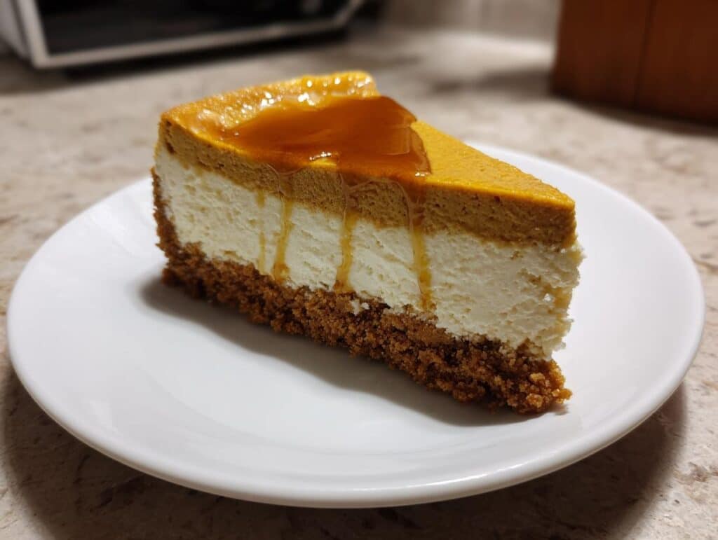 Maple-Pumpkin Christmas Cheesecake