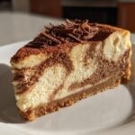 Mocha-Vanilla Christmas Cheesecake