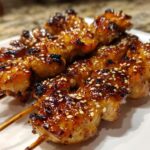 New Year Sesame-Ginger Chicken Skewers