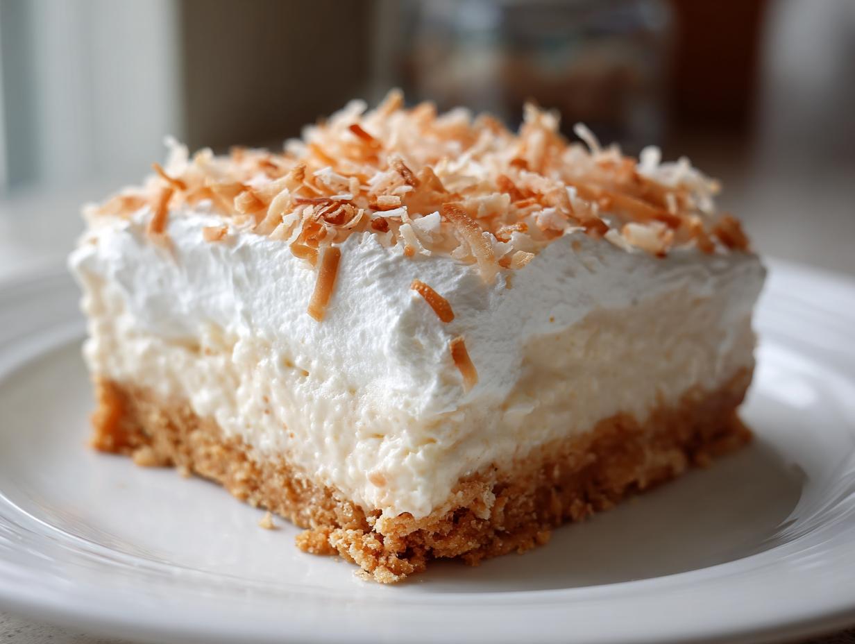 Irresistible No-Bake Coconut Cream Bars in 15 Minutes 6 No-Bake Coconut Cream Bars
