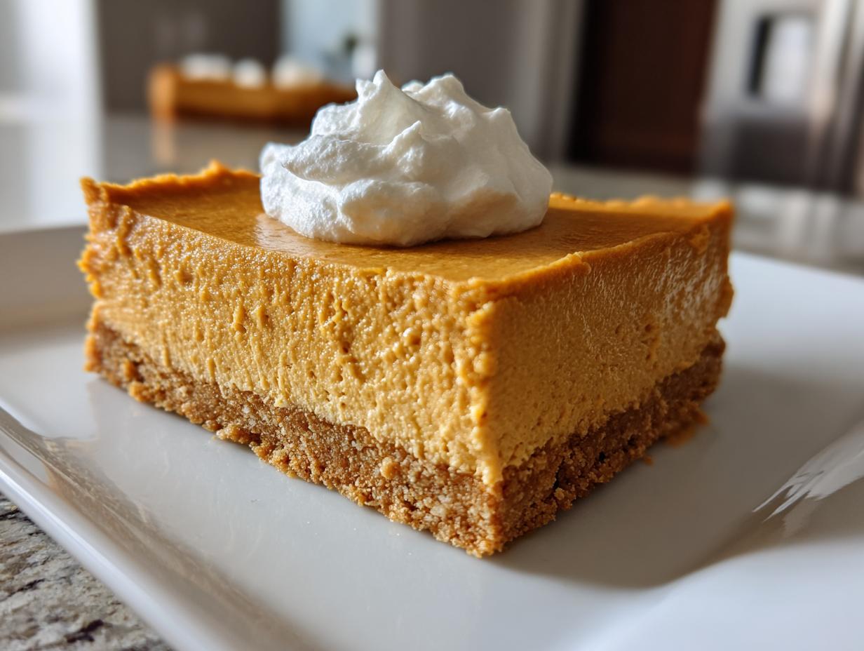 Irresistible No-Bake Pumpkin Cheesecake Bars in 20 Minutes 6 No-Bake Pumpkin Cheesecake Bars