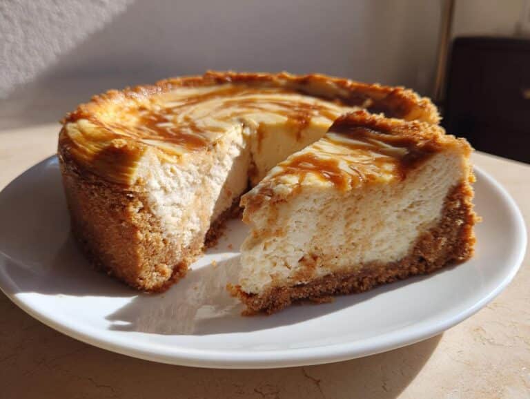 Nutmeg-Maple Christmas Cheesecake