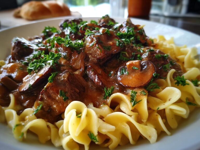 One-Pot Beef Stroganoff