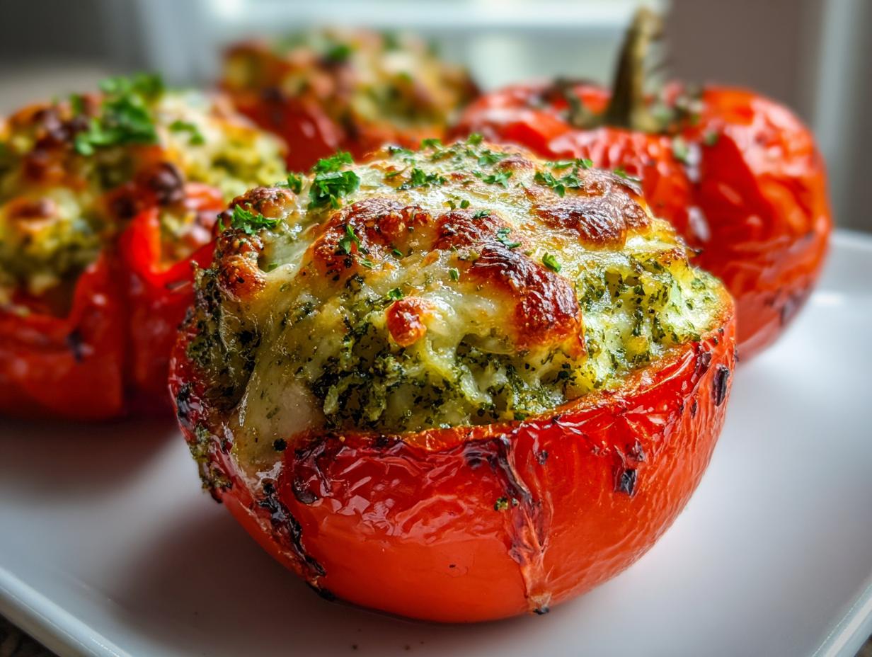 Pesto Pasta Stuffed Tomatoes: 30-Minute Flavor Explosion 5 Pesto Pasta Stuffed Tomatoes