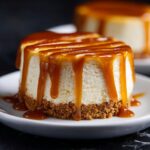 Mini caramel cheesecake