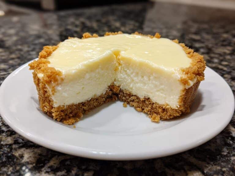 Mini cheesecake with biscuit base