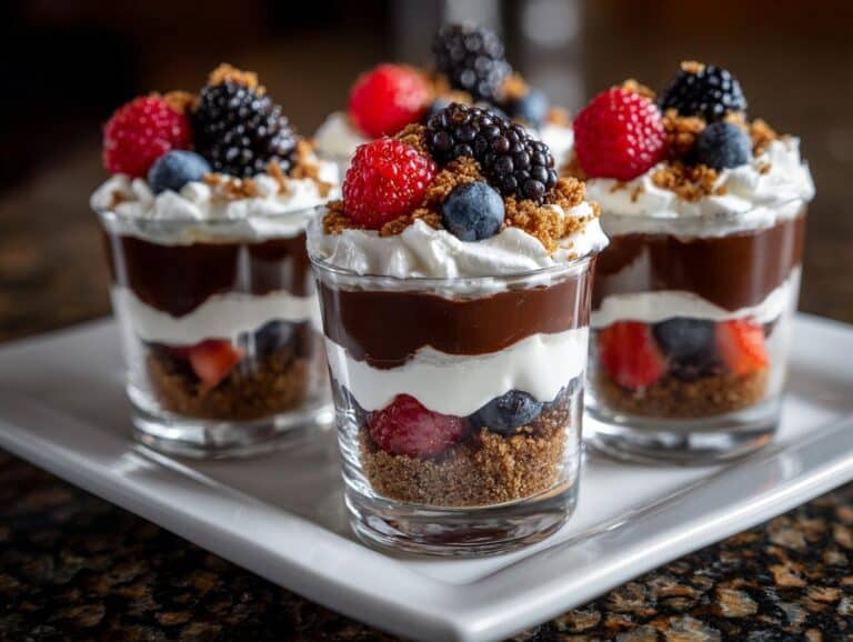 Mini dessert shots for parties