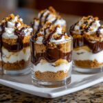 Mini layered dessert shots