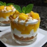 Mini mango dessert cups