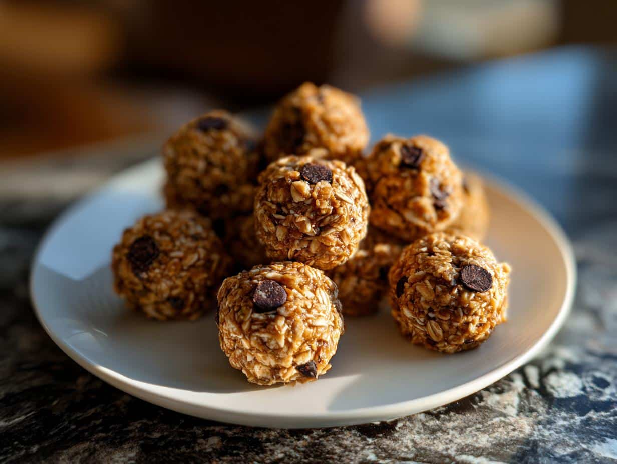 Mini oat dessert bites