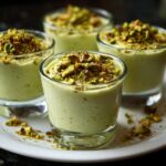 Mini pistachio dessert cups